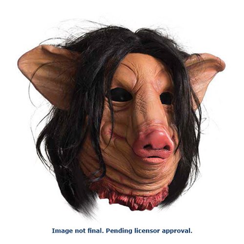 Saw Pig Face Deluxe Overhead Latex Mask